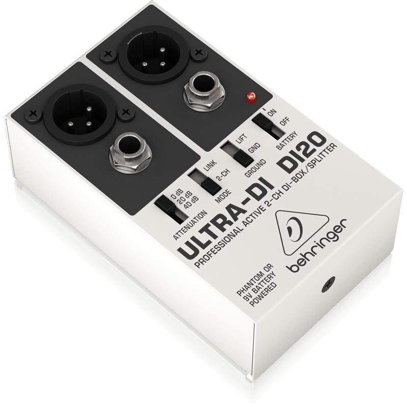 Behringer ULTRA-DI DI20 2-Channel Active DI Box-Cannon Sound And Light