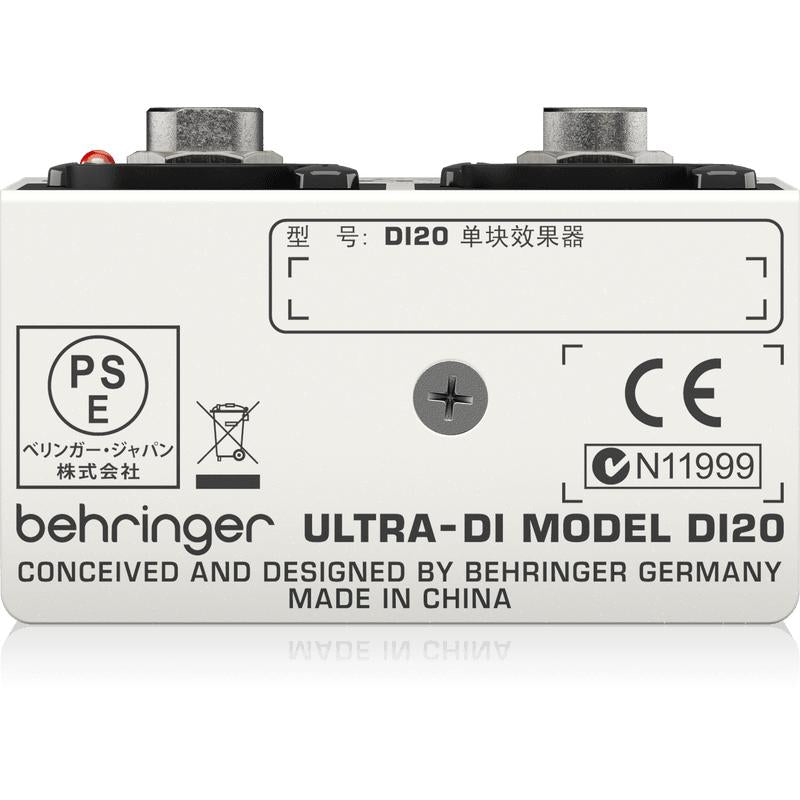 Behringer ULTRA-DI DI20 2-Channel Active DI Box-Cannon Sound And Light