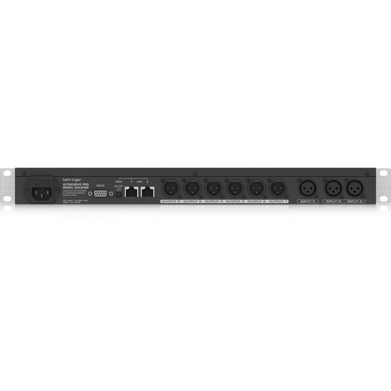 Behringer ULTRADRIVE DCX2496 Precision Digital 24-Bit/96 kHz Loudspeaker Management System-Cannon Sound And Light