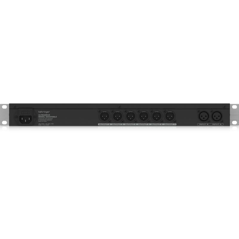 Behringer ULTRADRIVE DCX2496LE Ultra-High Precision Digital 24-Bit/96 kHz Loudspeaker Management System-Cannon Sound And Light
