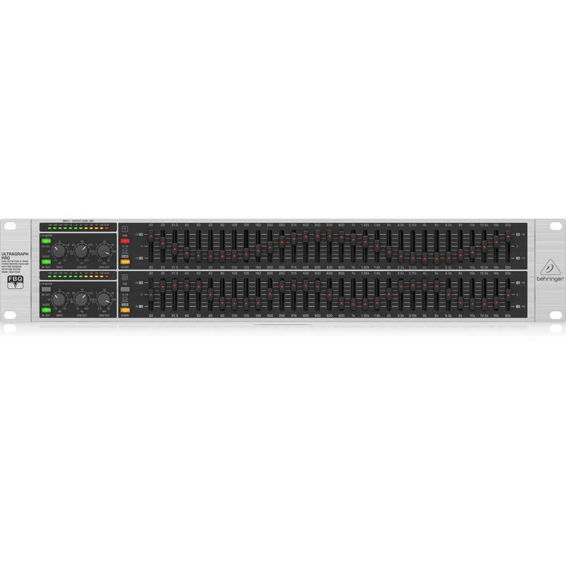 Behringer ULTRAGRAPH FBQ-PRO FBQ3102HD 31-Band Stereo Graphic Equalizer w/ Feedback Detection System-Cannon Sound And Light