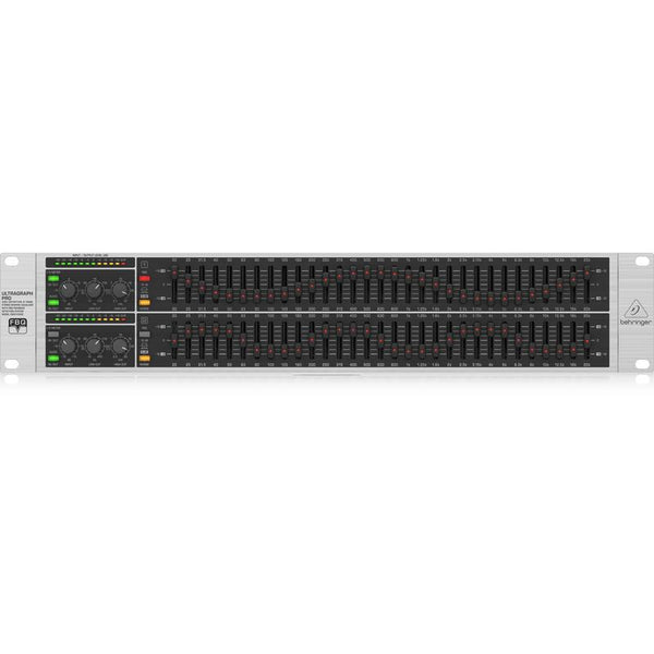 Behringer ULTRAGRAPH FBQ-PRO FBQ3102HD 31-Band Stereo Graphic Equalizer w/ Feedback Detection System-Cannon Sound And Light