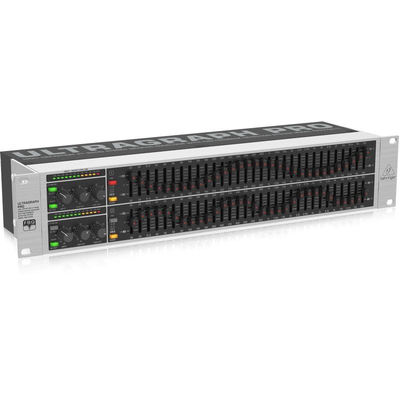 Behringer ULTRAGRAPH FBQ-PRO FBQ3102HD 31-Band Stereo Graphic Equalizer w/ Feedback Detection System-Cannon Sound And Light