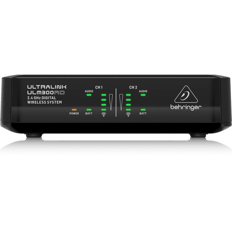 Behringer ULTRALINK ULM302MIC 2.4 GHz Digital Wireless System with 2 Handheld Microphones and Receiver-Cannon Sound And Light