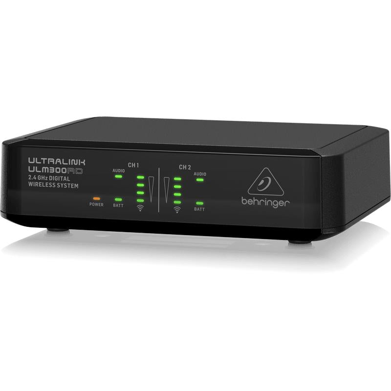 Behringer ULTRALINK ULM302MIC 2.4 GHz Digital Wireless System with 2 Handheld Microphones and Receiver-Cannon Sound And Light