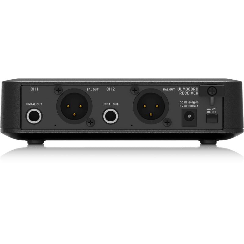 Behringer ULTRALINK ULM302MIC 2.4 GHz Digital Wireless System with 2 Handheld Microphones and Receiver-Cannon Sound And Light