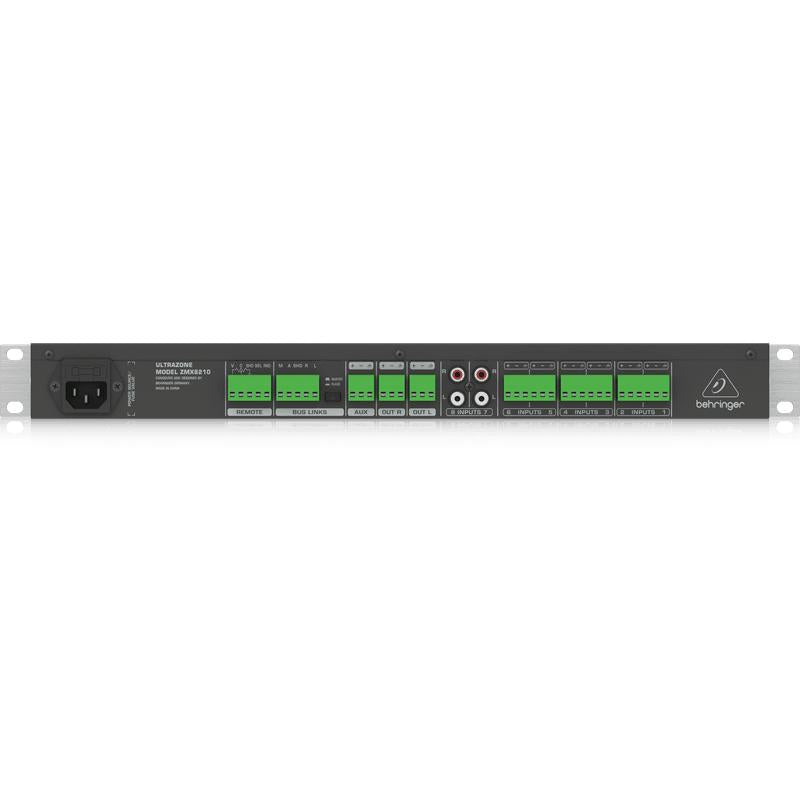 Behringer ULTRAZONE ZMX8210 V2 Professional 8-Channel 3-Bus Mic/Line Zone Mixer-Cannon Sound And Light