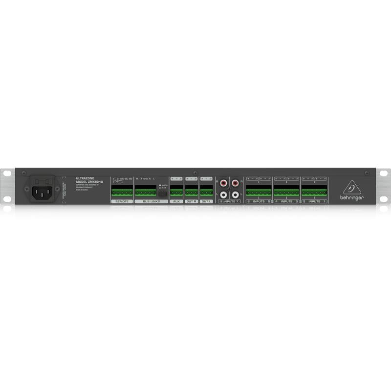 Behringer ULTRAZONE ZMX8210 V2 Professional 8-Channel 3-Bus Mic/Line Zone Mixer-Cannon Sound And Light