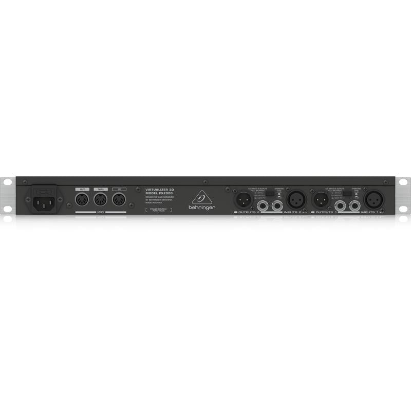 Behringer VIRTUALIZER 3D FX2000 High-Performance 3D Multi-Engine Effects Processor-Cannon Sound And Light