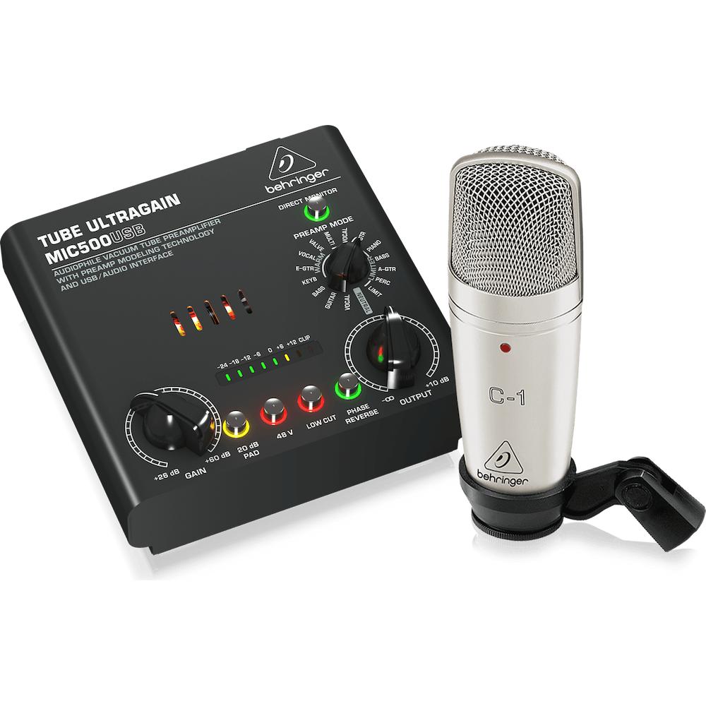 Behringer Voice Studio Recording Bundle-Cannon Sound And Light