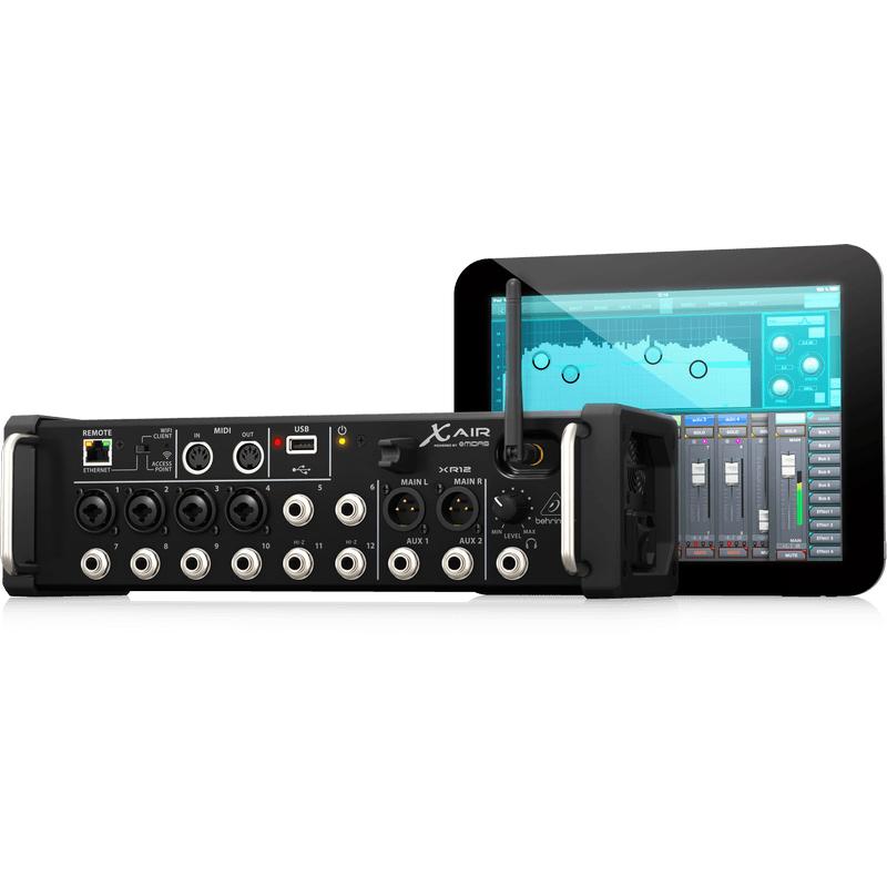 Behringer X AIR XR12 12-Input Digital Mixer for iPad/Android Tablets-Cannon Sound And Light