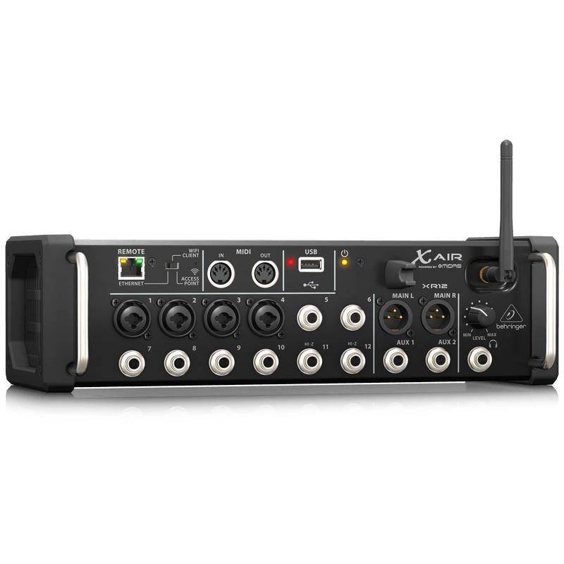 Behringer X AIR XR12 12-Input Digital Mixer for iPad/Android Tablets-Cannon Sound And Light