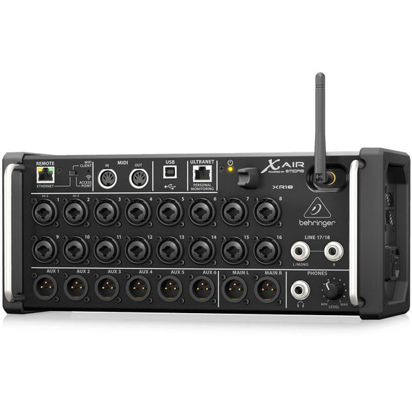 Behringer X AIR XR18 18-Channel, 12-Bus Digital Mixer for iPad/Android Tablets-Cannon Sound And Light