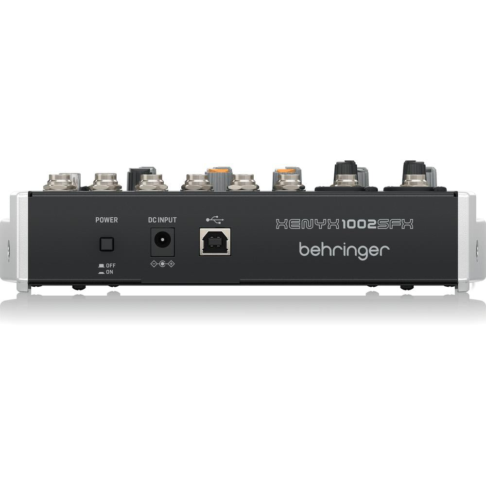 Behringer XENYX 1002SFX 10-Input Mixer with USB & FX-Cannon Sound And Light