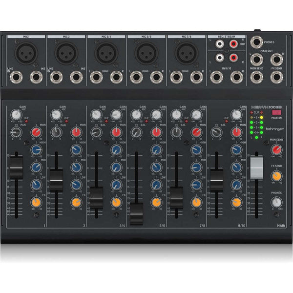 Behringer XENYX 1003B 5 Mic Preamps, 10-Input Mixer with Optional Battery Operation