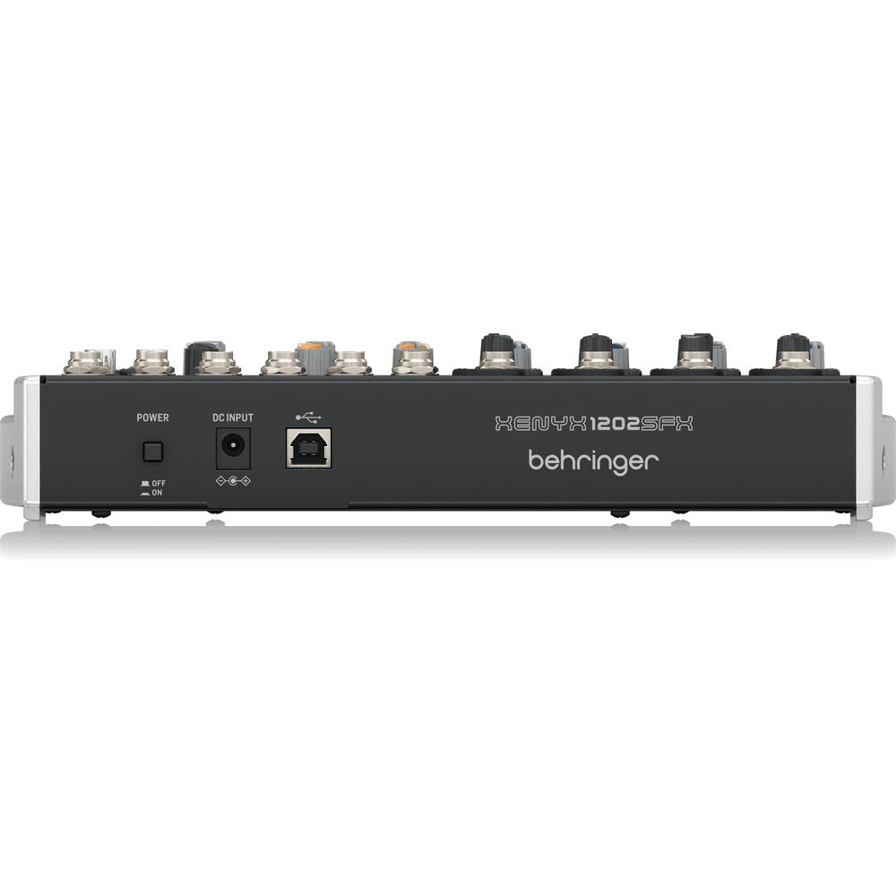 Behringer XENYX 1202SFX 12-Input Mixer with USB & FX-Cannon Sound And Light