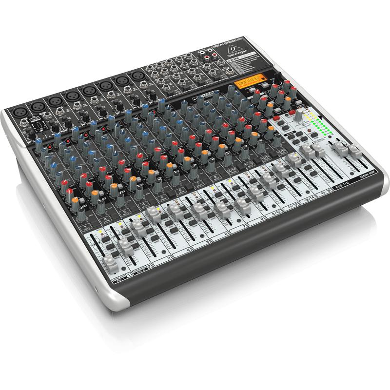 Behringer XENYX QX2222USB Premium 22-Input 2/2-Bus Mixer with KLARK TEKNIK Multi-FX Processor-Cannon Sound And Light