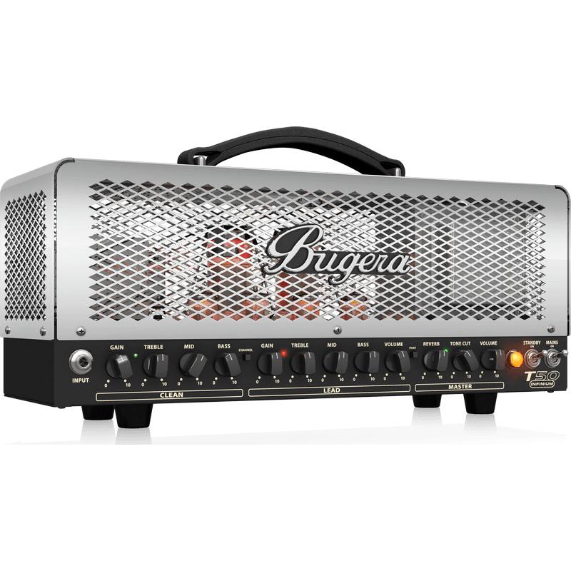 Bugera T50 INFINIUM 50-Watt Cage-Style Tube Amplifier Head-Cannon Sound And Light