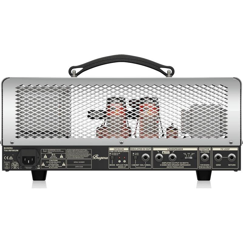 Bugera T50 INFINIUM 50-Watt Cage-Style Tube Amplifier Head-Cannon Sound And Light