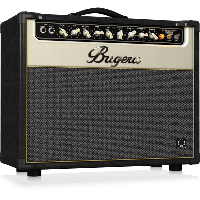 Bugera V22 INFINIUM 22-Watt Vintage 2-Channel Tube Combo-Cannon Sound And Light