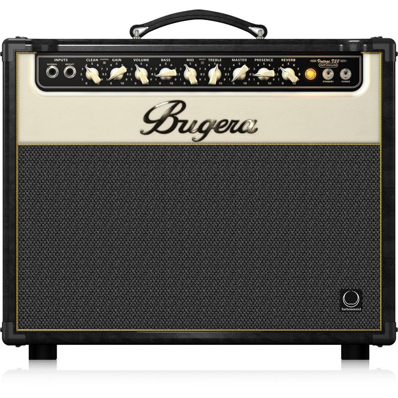 Bugera V22 INFINIUM 22-Watt Vintage 2-Channel Tube Combo-Cannon Sound And Light