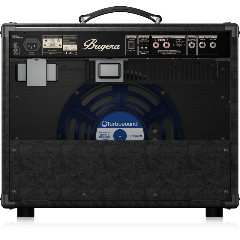 Bugera V22 INFINIUM 22-Watt Vintage 2-Channel Tube Combo-Cannon Sound And Light