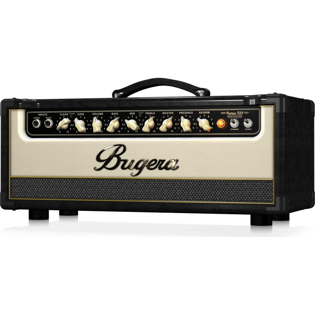Bugera V22HD INFINIUM 22-Watt Vintage 2-Channel Tube Amplifier Head-Cannon Sound And Light