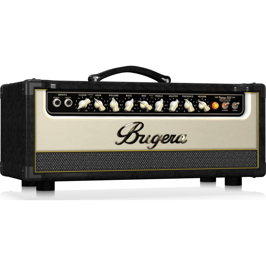 Bugera V22HD INFINIUM 22-Watt Vintage 2-Channel Tube Amplifier Head-Cannon Sound And Light