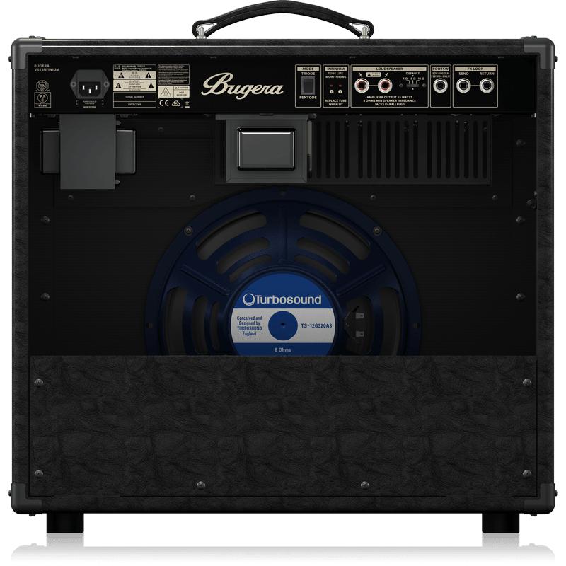 Bugera V55 INFINIUM 55-Watt Vintage 2-Channel Tube Guitar Combo-Cannon Sound And Light