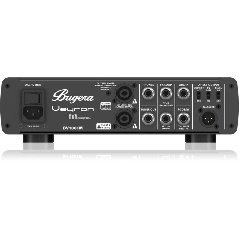 Bugera Veyron BV1001M 2,000-Watt Class-D Bass Amplifier with MOSFET Preamp-Cannon Sound And Light