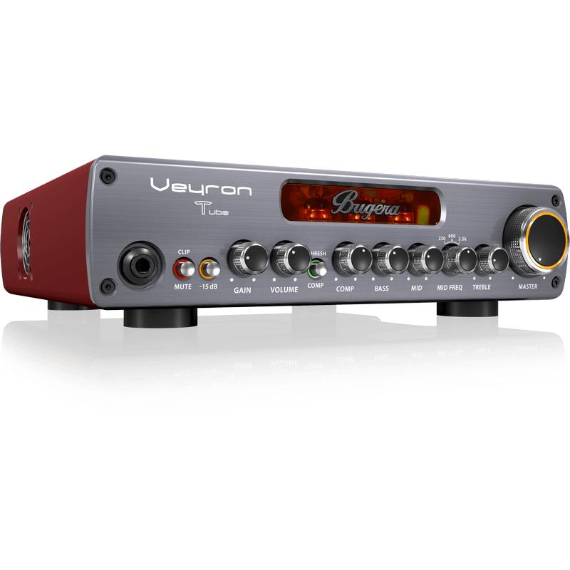 Bugera Veyron BV1001T 2,000-Watt Class-D Bass Amplifier with Tube Preamp-Cannon Sound And Light