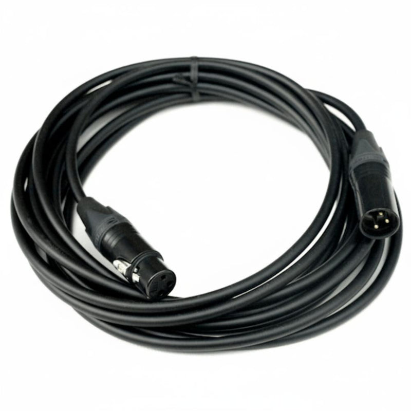 Canare L4E6-S "Starquad" Premium Microphone Cable with NEUTRIK XX-B Black/Gold XLR's - 1.5 to 20 Metre-Cannon Sound And Light