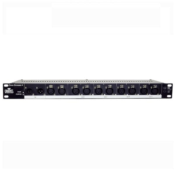 Chauvet DJ DATASTREAM 4 Optical DMX Splitter (3 & 5 Pin)-Cannon Sound And Light