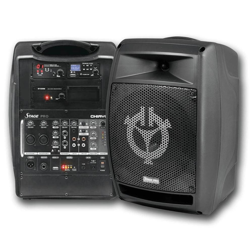 Chiayo Stage Pro 200-watt Portable PA System, Bluetooth/SD/USB Player Recorder-Cannon Sound And Light