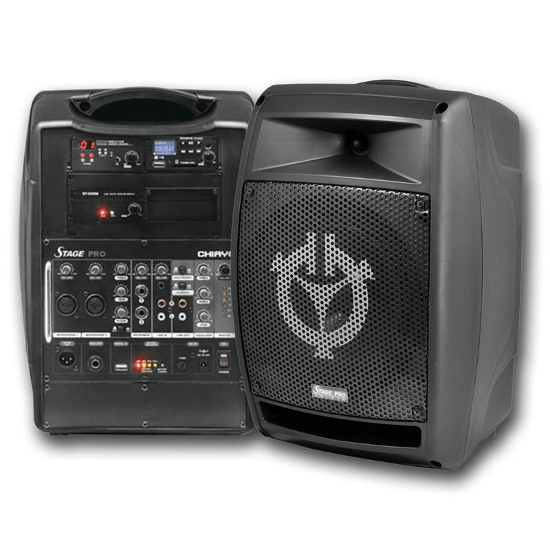 Chiayo Stage Pro 200-watt Portable PA System, Bluetooth/SD/USB Player Recorder-Cannon Sound And Light