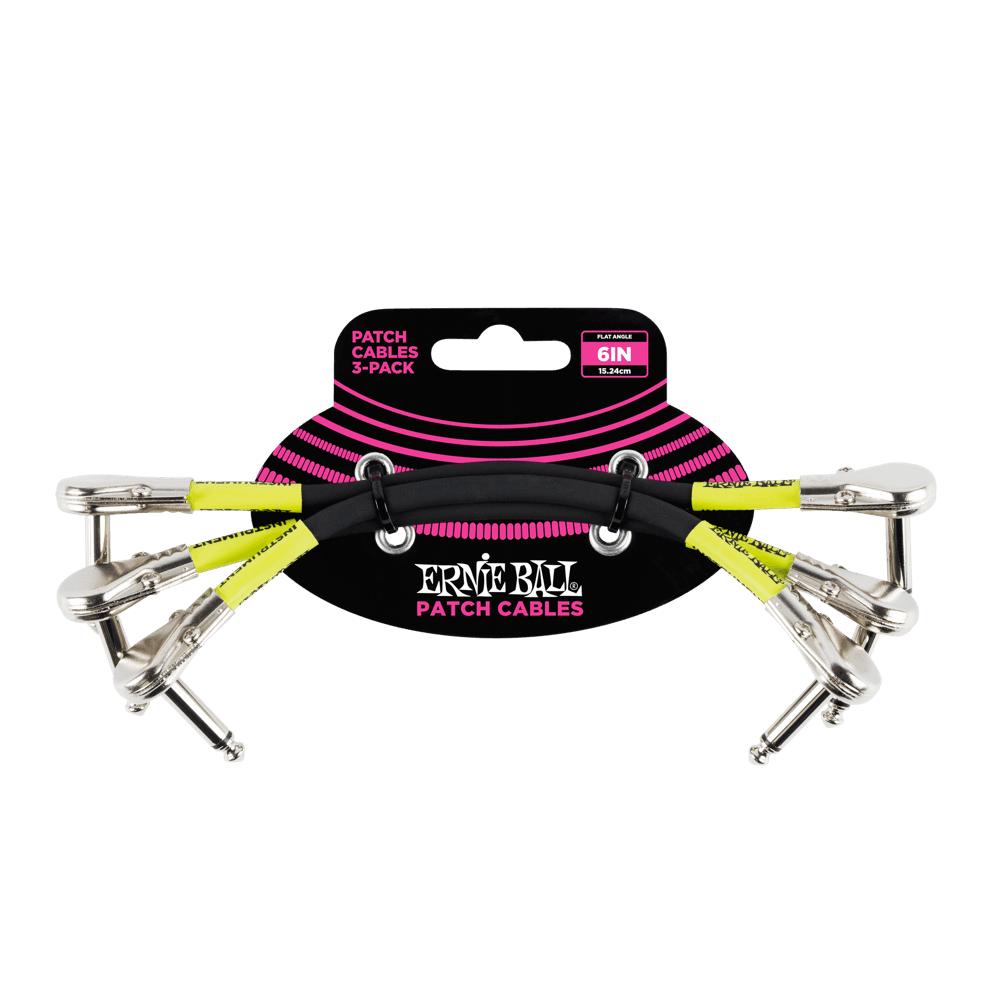 Ernie Ball Guitar Patch Cable 3 Packs-Cannon Sound And Light