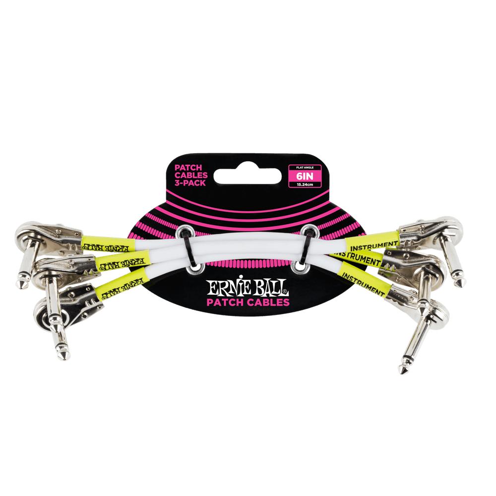 Ernie Ball Guitar Patch Cable 3 Packs-Cannon Sound And Light