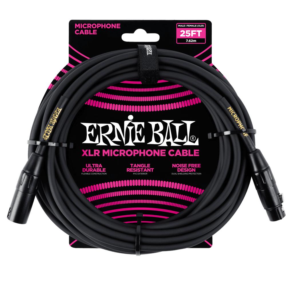 Ernie Ball P06073 Male to Female XLR Microphone Cable - 7.5 Metre-Cannon Sound And Light