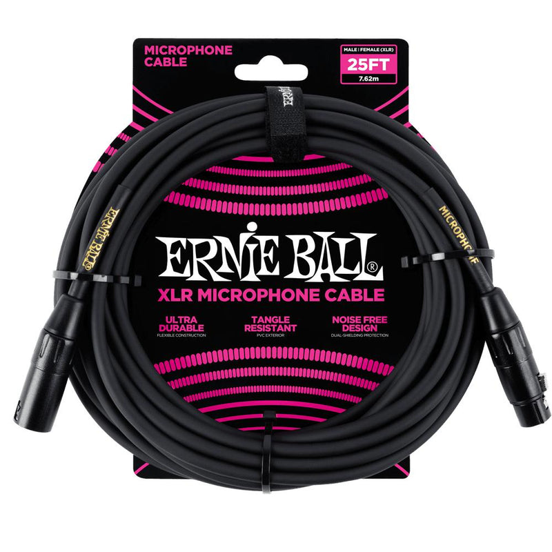 Ernie Ball P06073 Male to Female XLR Microphone Cable - 7.5 Metre-Cannon Sound And Light