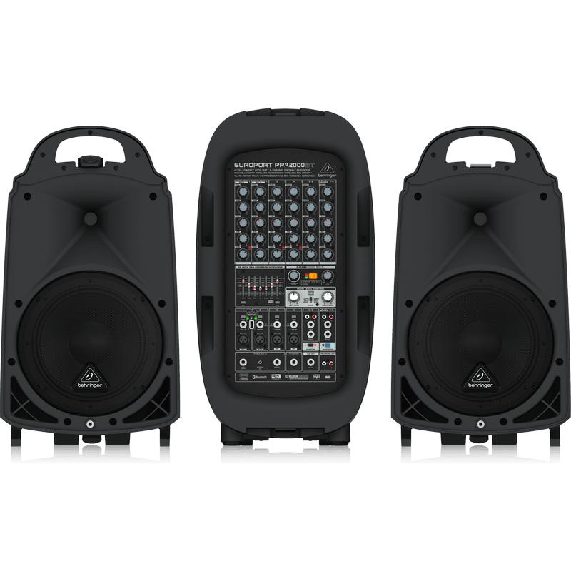 Behringer EUROPORT PPA2000BT 2000W 8-Channel Compact PA System-Cannon Sound And Light