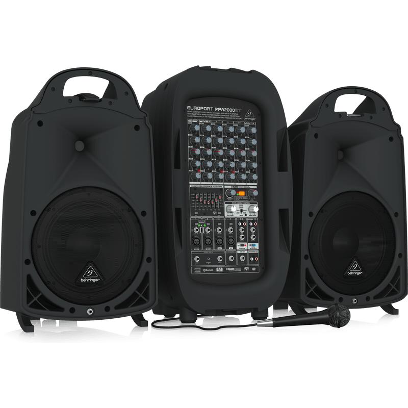 Behringer EUROPORT PPA2000BT 2000W 8-Channel Compact PA System-Cannon Sound And Light