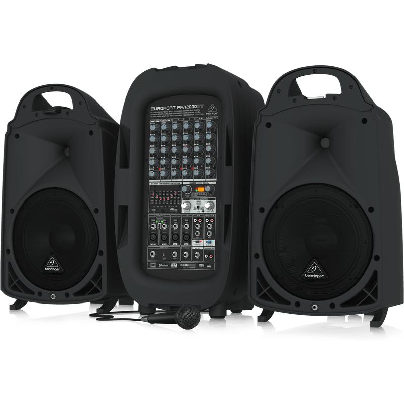 Behringer EUROPORT PPA2000BT 2000W 8-Channel Compact PA System-Cannon Sound And Light