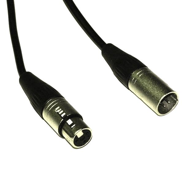 EWI 3-Pin XLR to XLR 110ohm DMX Cable - 0.5 to 50 Metre-Cannon Sound And Light
