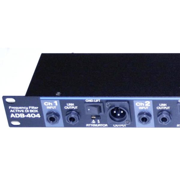 EWI ADB-404 4-Channel Rack Mountable Active DI Box-Cannon Sound And Light