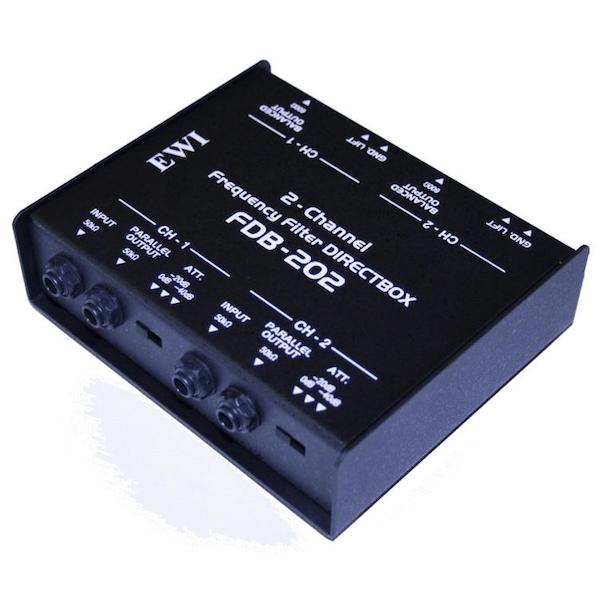 EWI FDB-202 2 Channel Passive DI Box-Cannon Sound And Light