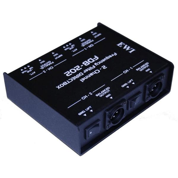 EWI FDB-202 2 Channel Passive DI Box-Cannon Sound And Light