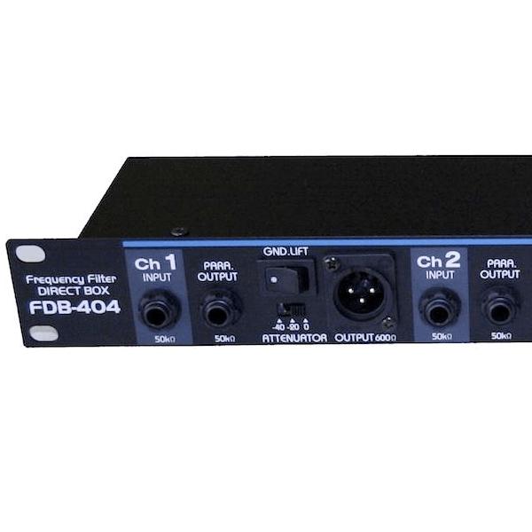 EWI FDB-404 4 Channel Rack-Mountable Passive Direct Box-Cannon Sound And Light