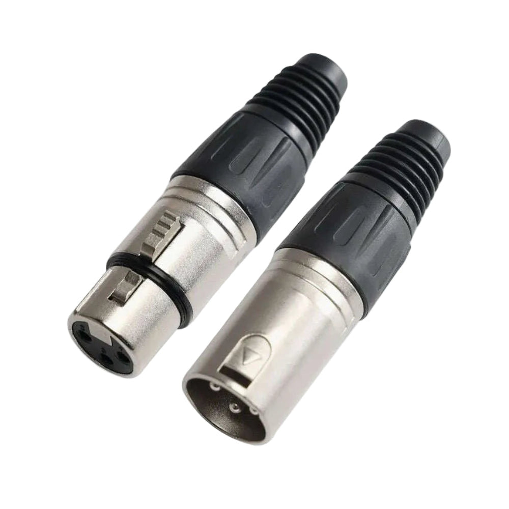 EWI Male & EWI Female 'Neutrik style' 3-Pin XLR Line Connector Bulk Pack-Cannon Sound And Light