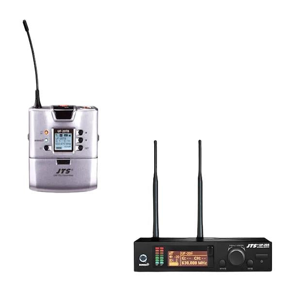 JTS UF-20 Single Channel Beltpack Wideband Wireless System (624-694 MHz)-Cannon Sound And Light
