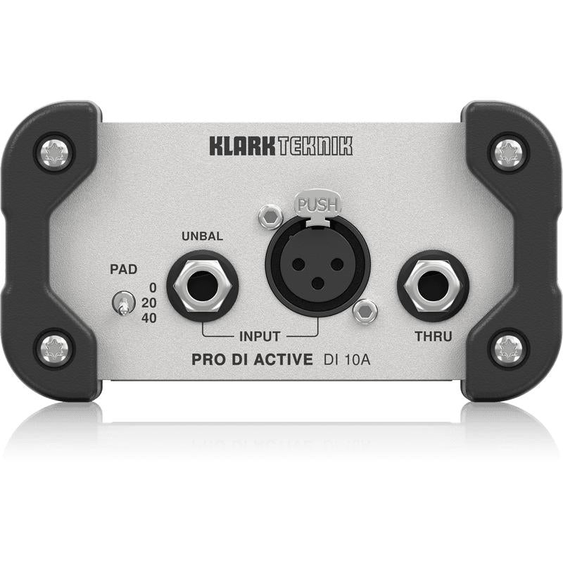 Klark Teknik DI 10A Active DI Box with Midas Transformer-Cannon Sound And Light
